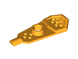 Minifigure Footgear Snowshoe - Short Front End, Bright Light Orange (11187 / 6224697)