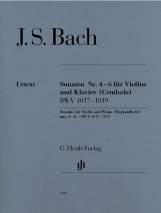 Bach, J.S. Sonaten №4-6 BWV1017-1019 für Violine und Klavier