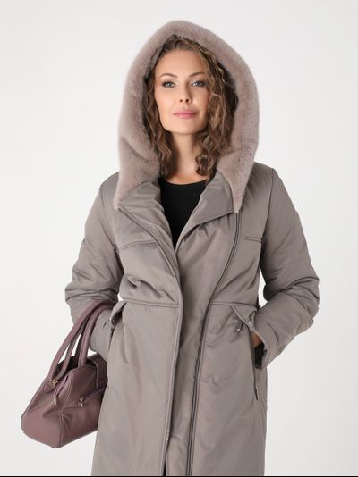 Пальто 24414 капучино ЗИМА