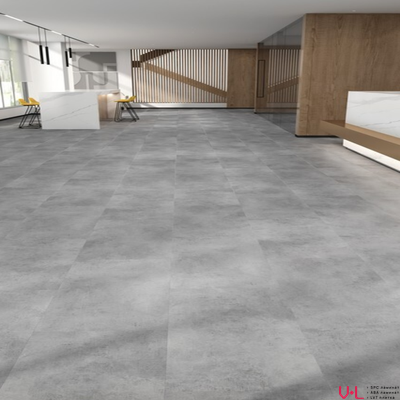 Кварцвиниловая плитка EvoFloor Stone Glue Light Concrete / Светлый Бетон SG 4-006 42 класс толщина 2.5 мм без фаски клеевая 4.18 м2