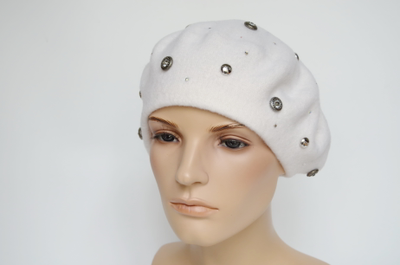 Vizio Италия берет женский 3633 белый