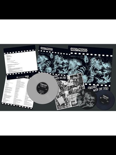 HOLY MOSES Finished with the Dogs LP SILVER + 7" EP