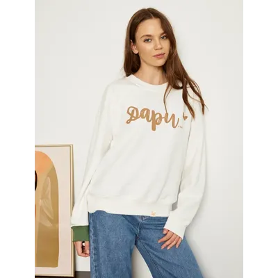 ЖЕНСКИЙ СВИТШОТ БЕЛЫЙ "ДАРИ"