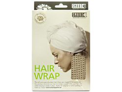 SMART Тюрбан вафельный для сушки волос. Premium. Цвет: Белый, Розовый, Салатовый, Голубой, Серый. Арт. 7245