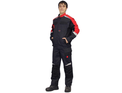 Костюм "Фаворит-Мега" темно-серый, куртка с полукомбинезоном