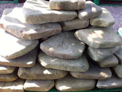 Песчаная Желтая плитка 30-40 см