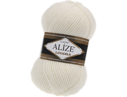Lanagold (Alize) пряжа цвет № 62 молочный