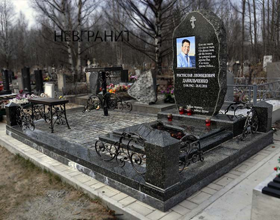 Комбинированная ограда 5