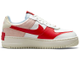 Кроссовки Nike Womens Air Force 1 Shadow White Red  вид сбоку