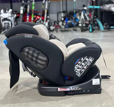 Автокресло Luxmom 277 (Isofix, 0-36 кг, 0-12 лет) Черная сетка