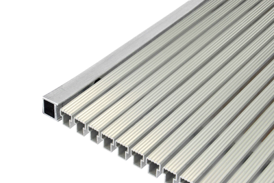 Грязезащитные алюминиевые решетки "Брайт"