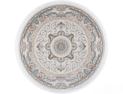 КОВЕР ИРАНСКИЙ MASHAD 1500 G144 cream / 2,5*2,5 м круг