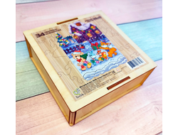 Фигурный пазл MAXI "Скоро Новый Год"