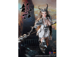 ПРЕДЗАКАЗ - Эльфийка-воин в серебряном - КОЛЛЕКЦИОННАЯ ФИГУРКА 1/6 Dragon Elves silver (P016B) - PLAY TOY ?ЦЕНА: 26700 РУБ?