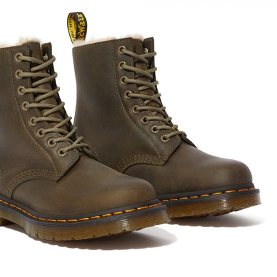 Dr Martens SERENA зеленые женские зимние
