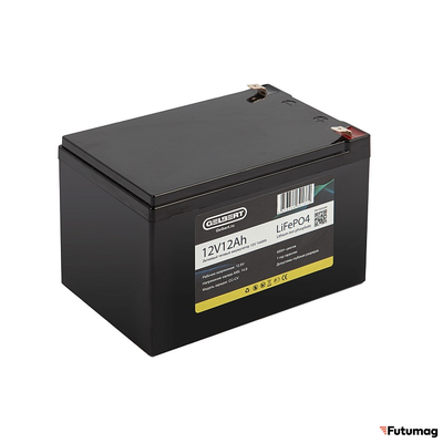 Литиевый тяговый аккумулятор Gelbert LiFePO4 (12V/12Ah/12A/144Wh)