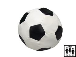 Мяч мягконабивной цветной Д-25 белый