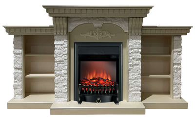 Электрокамин Дублин Люкс SL M2 с очагом Fobos