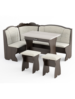 Кухонный уголок "Березка" большой 1.5*1.1м (Бр)