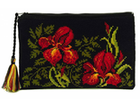 &quot;Косметичка. Ирисы&quot; 1679 (1679ac),  Риолис (набор для вышивания нитками) vkn