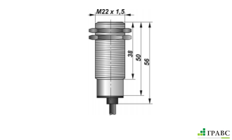Индуктивный взрывозащищенный датчик SNI 17-7-D резьба М22х1,5