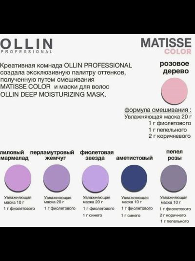 Ollin Professional MATISSE COLOR Пигмент прямого действия (10 тонов) 100 мл