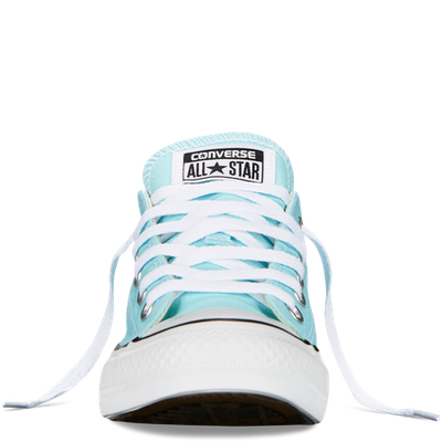 летние Кеды Converse All Star, мятные низкие конверс фото