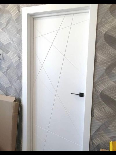 РИФ/ SOFT TOUCH. БЕЛЫЙ. ПОЛОТНО ГЛУХОЕ (ГЛУБОКАЯ ФРЕЗЕРОВКА)