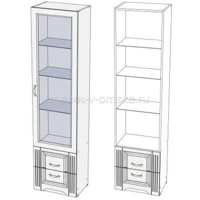 Пенал - витрина Версаль (0,50)