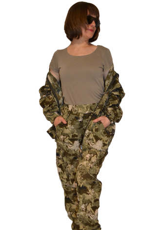 ЛЕТНИЙ ЖЕНСКИЙ КАМУФЛЯЖНЫЙ КОСТЮМ "ТАЙГАН" В ЛЕСНОЙ РАСЦВЕТКЕ фото-7