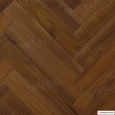 Ламинат Norland Herringbone Elegant Орех Кипр LF303-19 33 класс толщина 8 мм с фаской 1.92 м2
