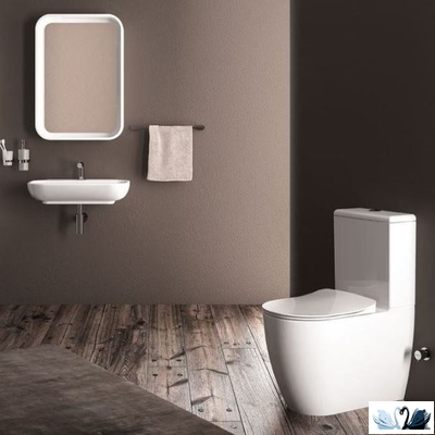 Унитаз-биде Creavit Free FE360.000, в комплекте с бачком MA410.000, напольный, приставной