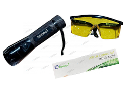 Течеискатель ультрафиолетовый BC-UV-L Light (УФ-фонарик + очки)