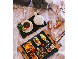 Эксклюзивная  доска для блюд BLACK OAK