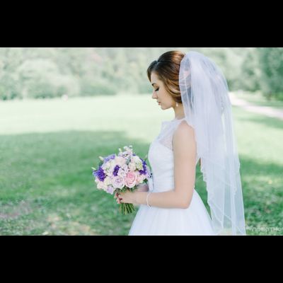 Букет невесты &amp; Бутоньерка № 1347