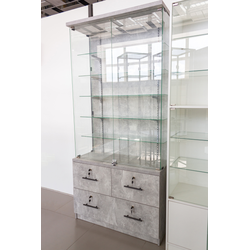 (TSV 24) Витрина пристенная с 4-мя ящиками