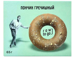 Пончик гречишный, 65г (RawToGo)