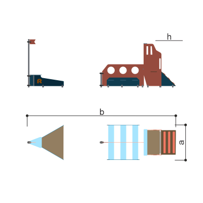 Детский игровой комплекс "Баржа" Romana 057.75.00