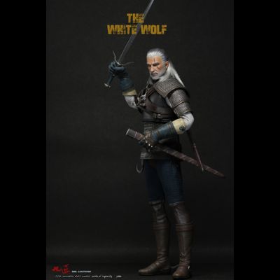 Ведьмак Геральт из Ривии (серия The Witcher) - КОЛЛЕКЦИОННАЯ ФИГУРКА 1/6 The White Wolf (J-001) - Nine Craftsmen