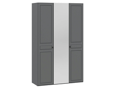Спальня ПАНДОРА - Шкаф комбинированный Серый Графит/Графит матовый