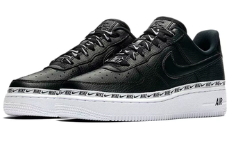 Nike Air Force 1 ’07 Se Premium Ribbon High black white черные