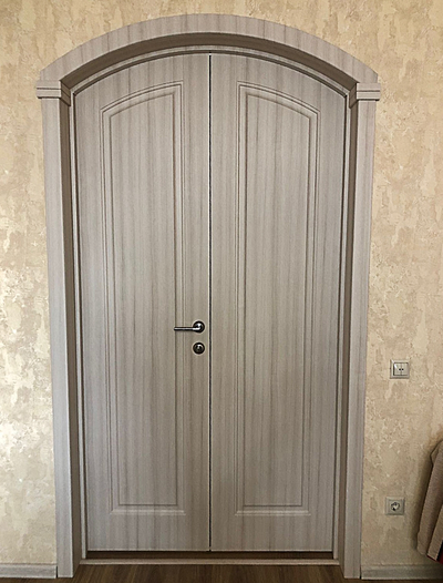 Двухстворчатая дверь К1 с фрамугой