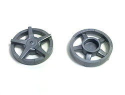 Wheel Cover 5 Spoke - for Wheel 18976, Flat Silver (18978a / 6107391 / 6252789)