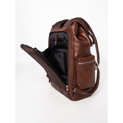 Кожаный рюкзак Voltaggio Premium brown (арт. 3091-53)