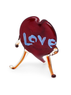 стеклянная фигурка сердечко