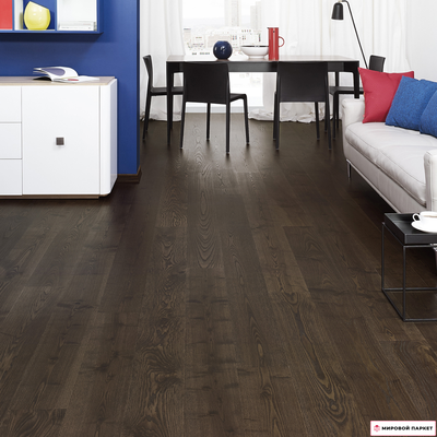 Паркетная доска Barlinek Grande Ясень Coffee 180 мм 1-полосная с фаской лак замок 5G толщина 14 мм