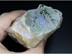 Беломорит (плагиоклаз), необработанный "дикий" образец, Карелия (70*63*40 мм, 316 г) №26372