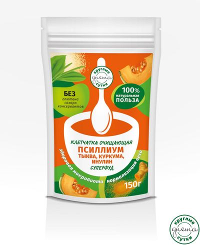 Купить клетчатку очищающую псиллиум тыквенную в интернет магазине Круглые сутки