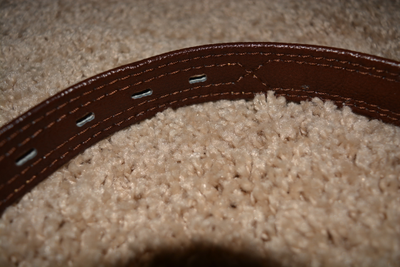 Ошейник Кожа подвернутый фурнитура 3,0см*55см