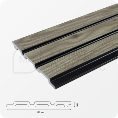 стеновая панель Grace 3D RAIL Ольха